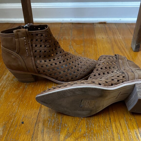 Dolce Vita Brown Suede Booties - Picture 2 of 2